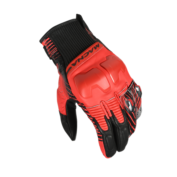 Motorcycle GLOVES MACNA, ULTRAXX BLACK/RED