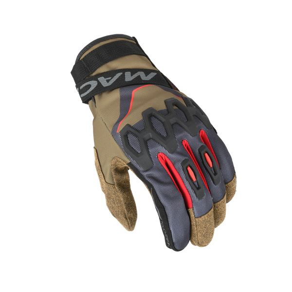Gants de moto Macna, Zairona Women Taute / Black / Red