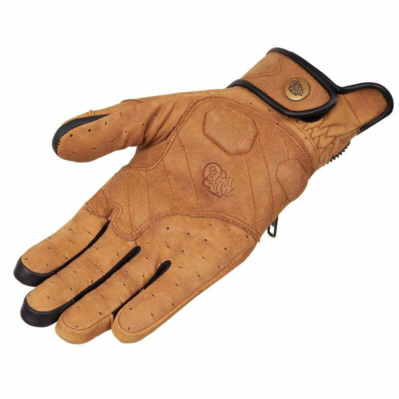 Broger Dam MC Gloves Florida Cognac