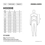 Rebelhorn Kevlar MC Hoodie Black jusqu'à 10xl