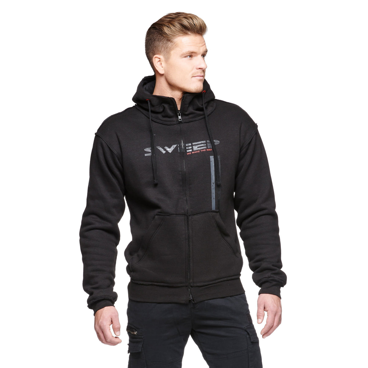 Balayer Kevlar MC Hoodie Stripes Black