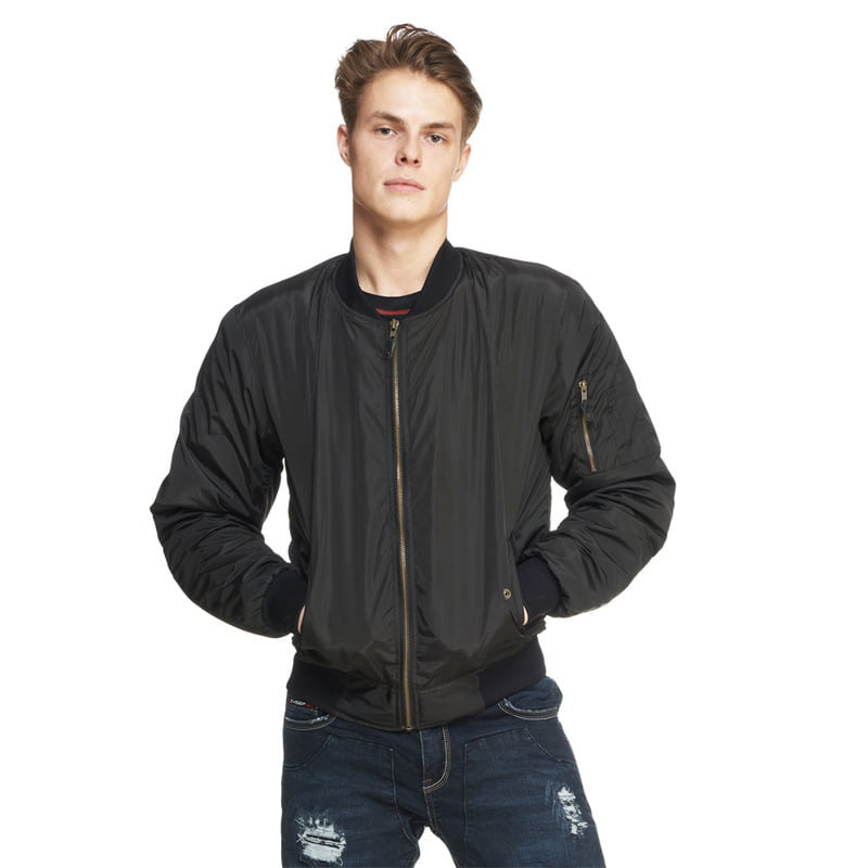 Balayer Textile MC Jacket Bomber Black