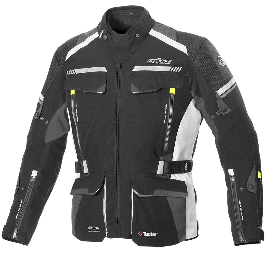 Büse Textile MC Jacket Highland II noir / gris