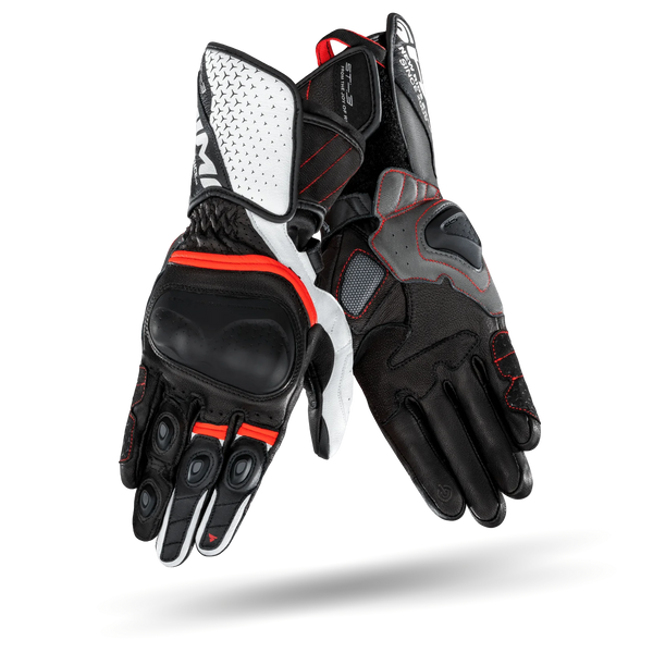 Shima MC-Sport Gloves ST-3 White /Red