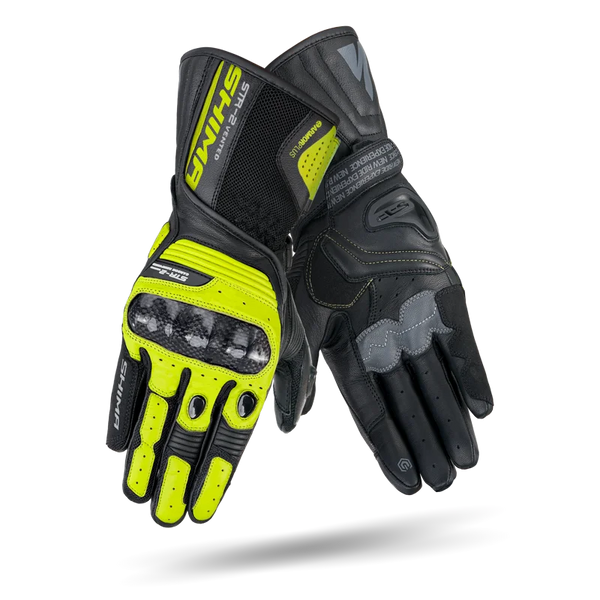 Gants Shima MC-Sport STR-2 Vente noire / grippe
