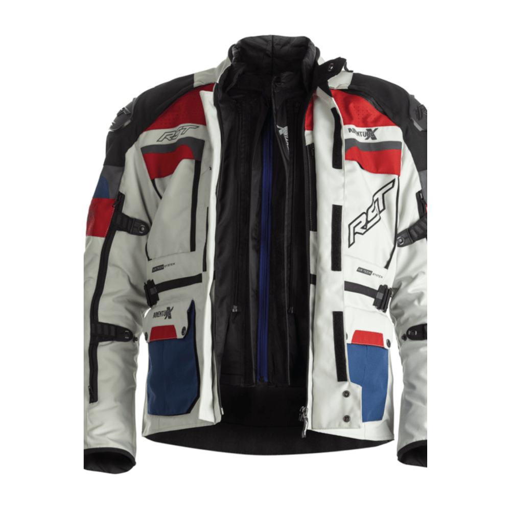 RST TEXTILE MC-JACKET ADVENTION-X BLUE / RED