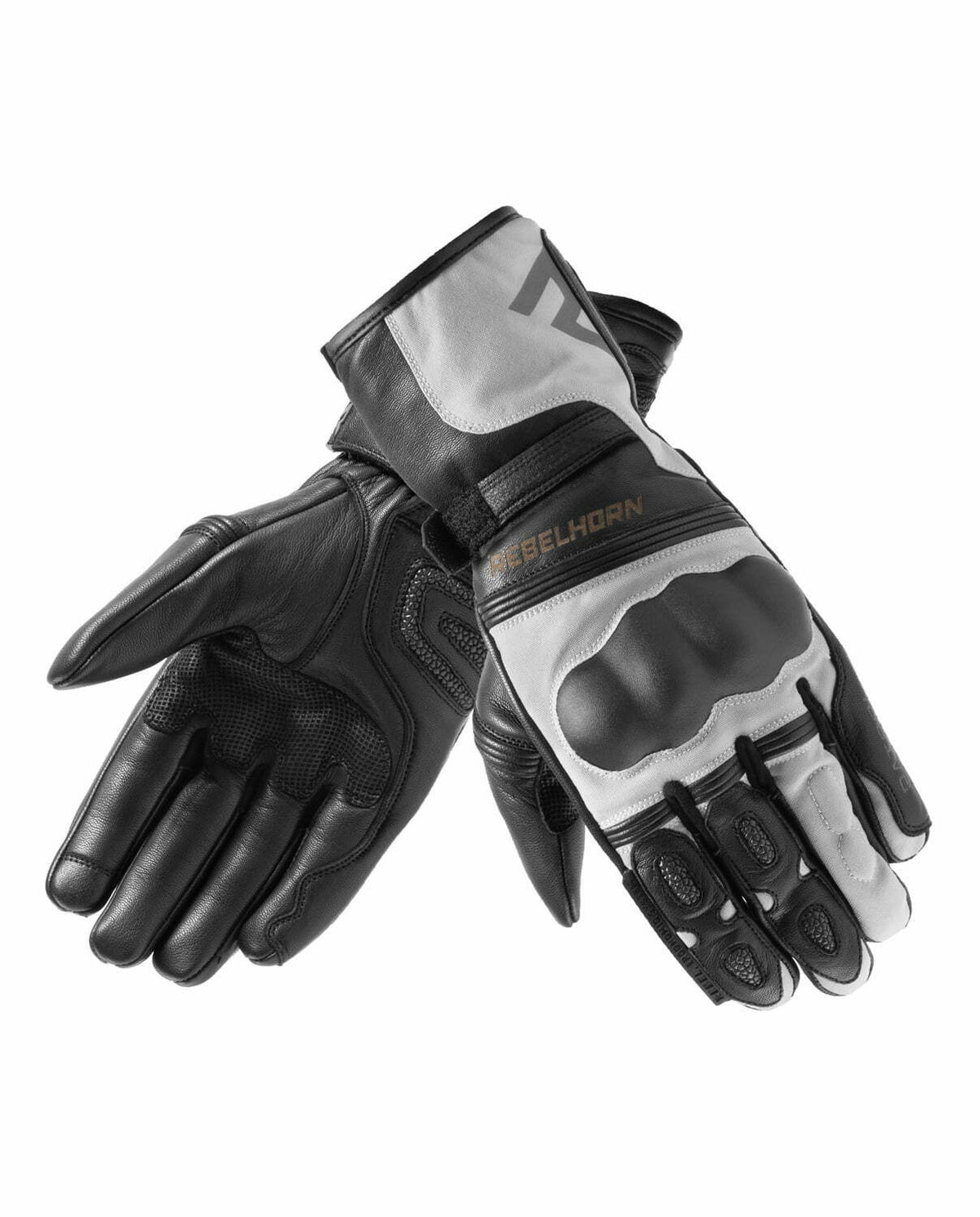 Rebelhorn MC Gants Patrol Long Black / Grey