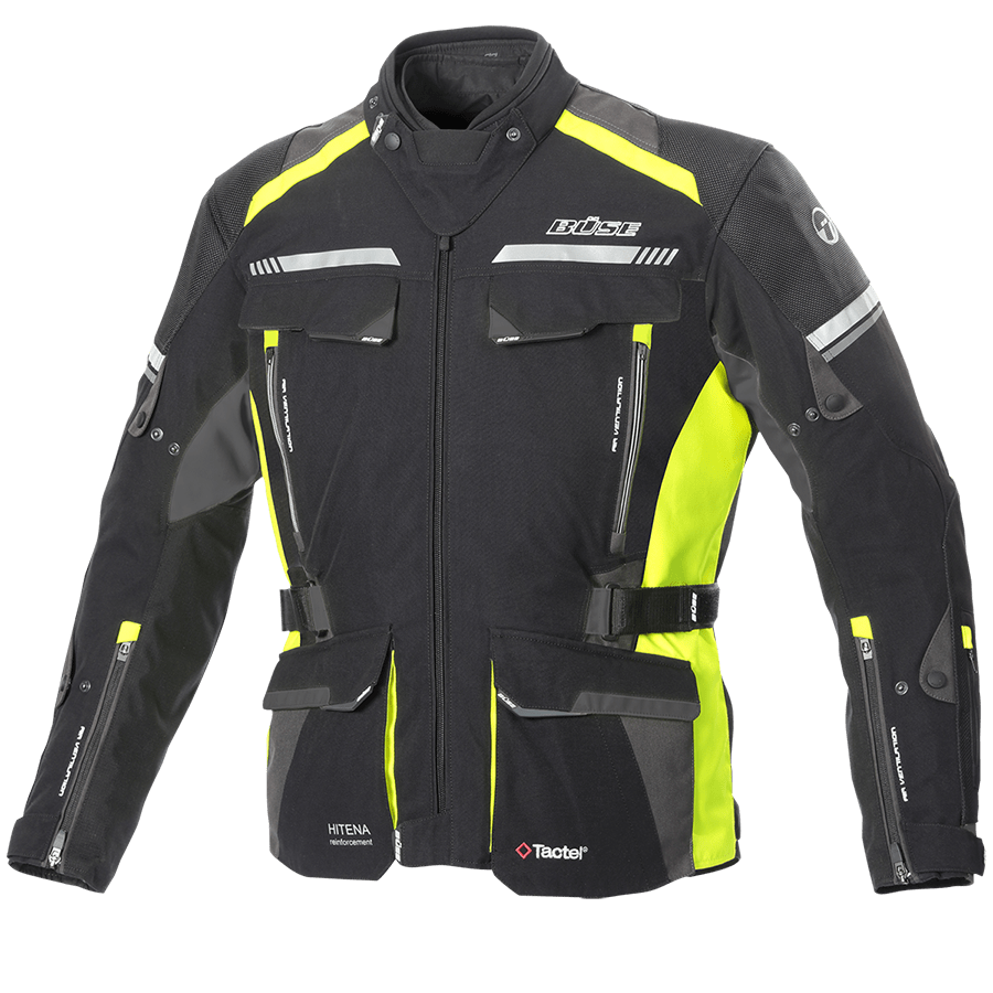 Büse Textile MC Jacket Highland II noir / grippe