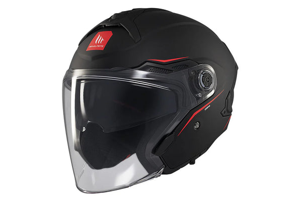 Mt Helmet Jet Mc Helmet Cosmo Sv Solid A1 Black