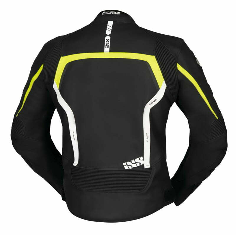 IXS MC-LETHER Veste LD RS-600 1.0 Black / Flux / White