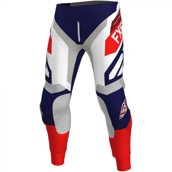 FXR PODIUM MX CROSS PANTAL 20 MAUTURE / BLANC / RED / MAROIN