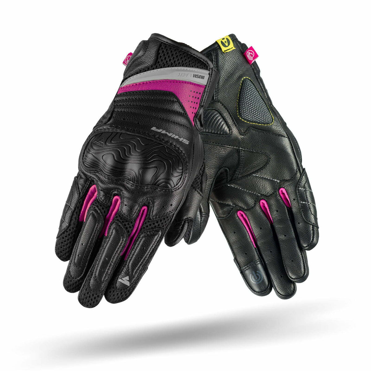 Shima lady mc-gloves rush black /pink