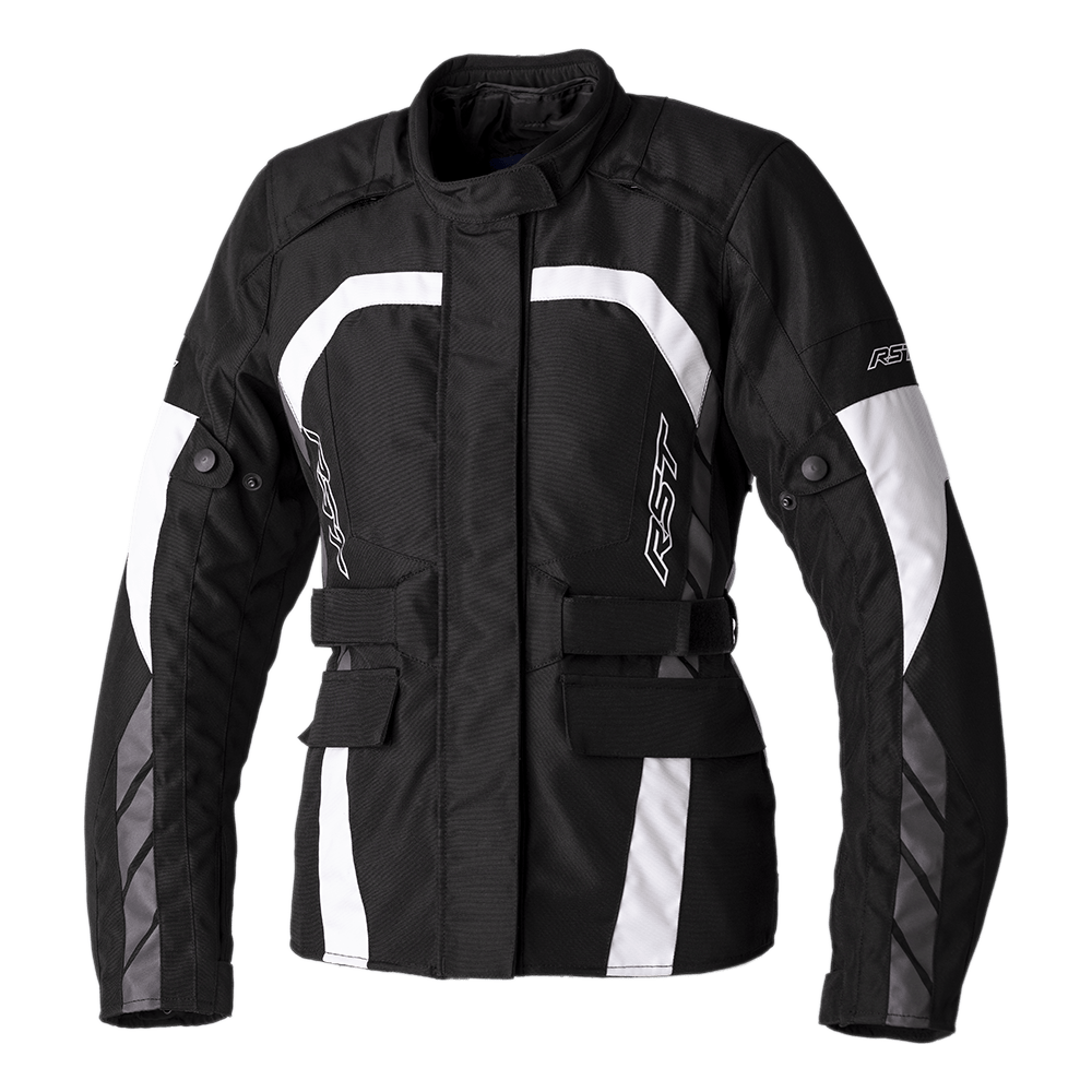 RST DAMES TEXTILE MC JACKE ALPHA 5 NOIR / BLANC