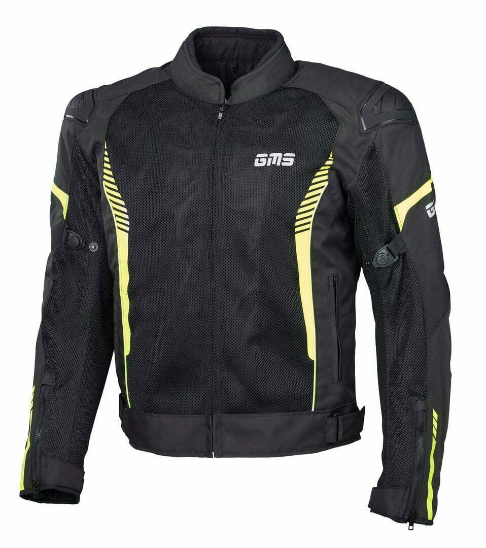 GMS Textile MC jacket Samu Mesh Black /Flu