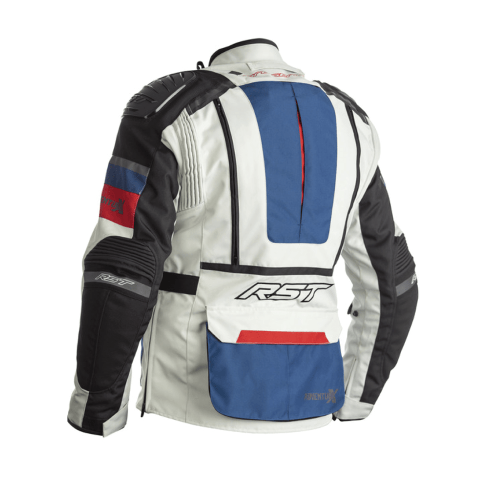 RST TEXTILE MC-JACKET ADVENTION-X BLUE / RED