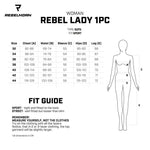 Rebelhorn Women Mc-Skin Rack 1-Parts Rebel noir / blanc