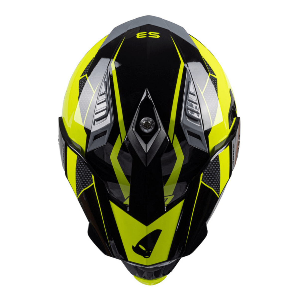 UFO Adventure MC Casque Black / Flux