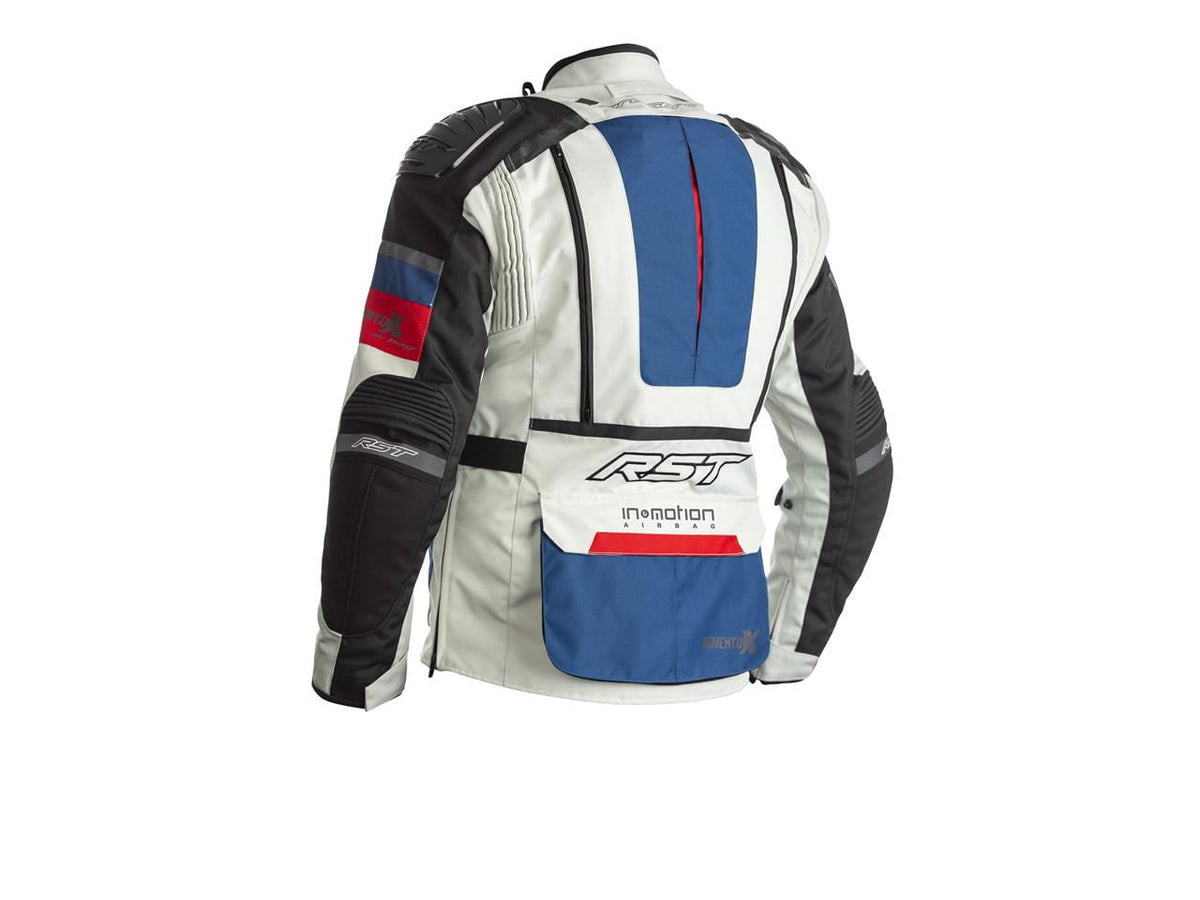 RST Airbag Textile MC Jacket Adventure-X Blue / Red