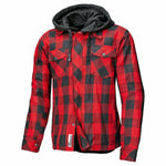 Tenu Kevlar MC Shirt Lumberjack II noir / rouge