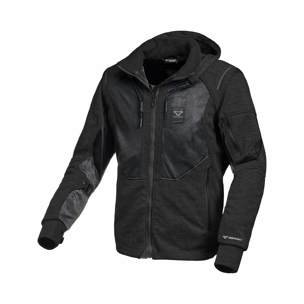 Macna Kevlar Mc Hoodie Breeze Black