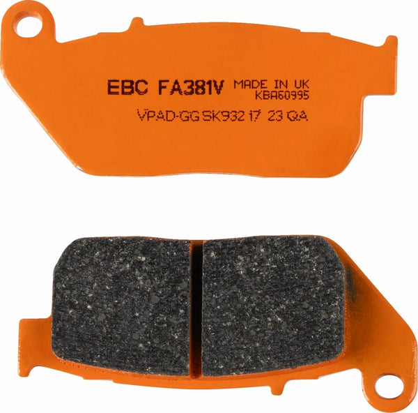 EBC Frein Pad Vee Semintrd FA381V
