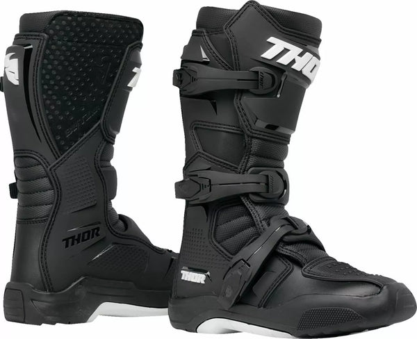 Thor Boot Yth Blitz XR BK/WH 1 3411-0724