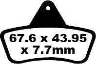 EBC Frein Pad Carbon TT Dirt FA271TT