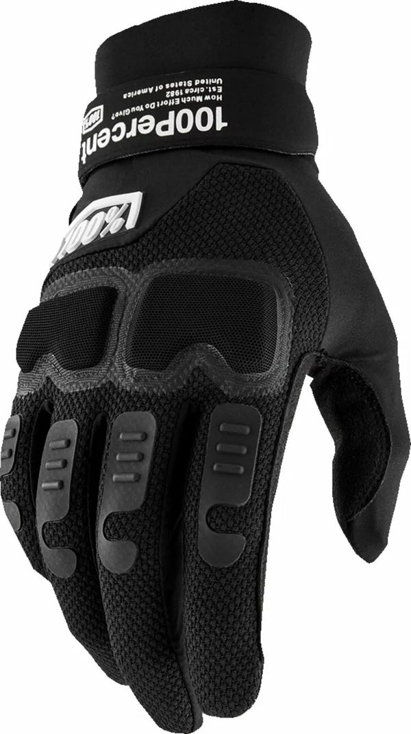 100% GLOVE LANGDALE BLACK MD 10029-00002