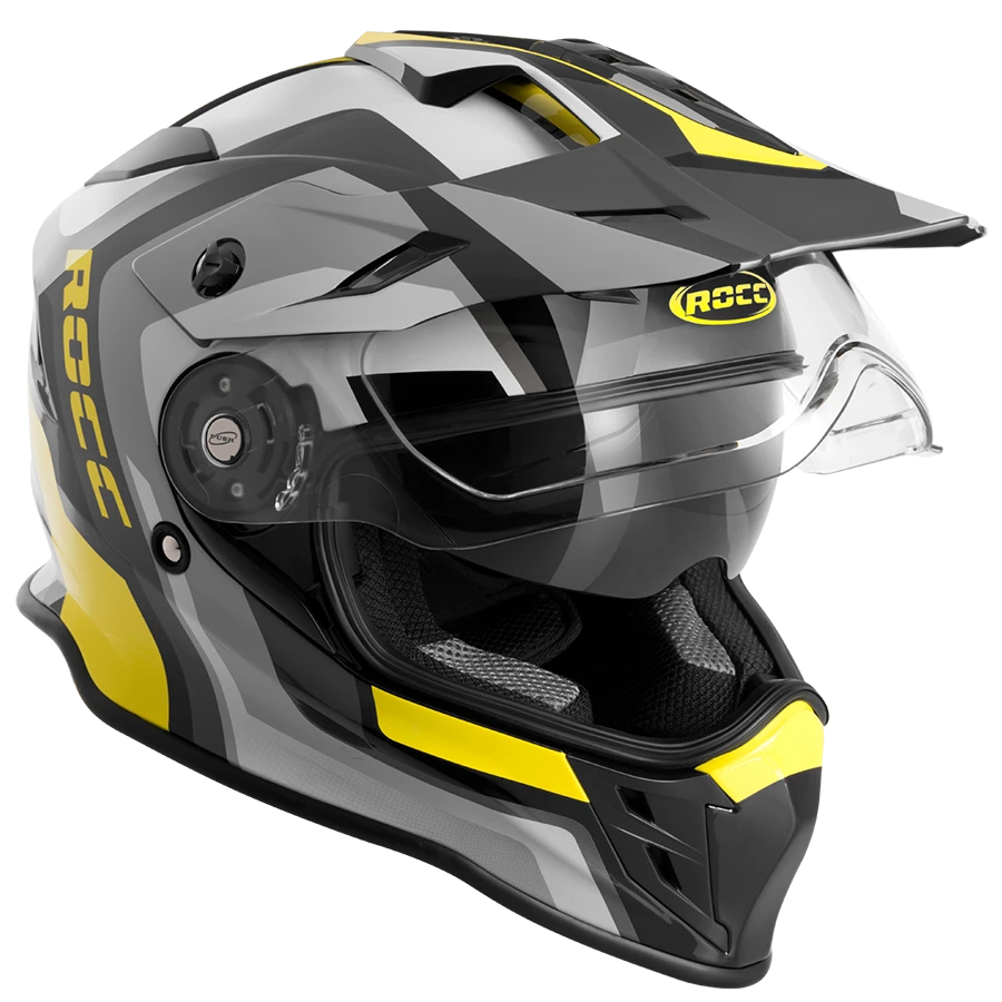 ROCC 781 Adventure MC Casque noir / grippe