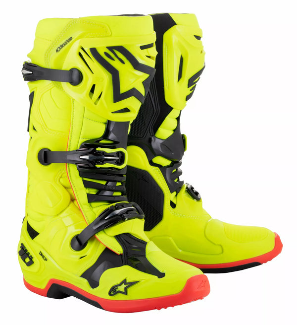 Alpinestars (MX) Boot Tech 10 Ylw / Bk / Rd 14 2010020-533-14
