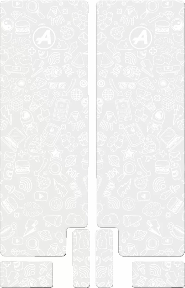 ALGIS Fork Decal WT Icon Mat BK.P06.008