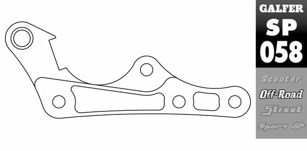 Adaptateur de l'étrier de frein Galfer SP058