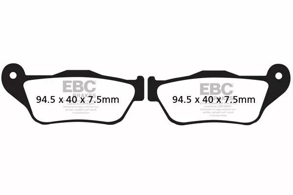 EBC Frein Pad Carbon Scooter SFAC430