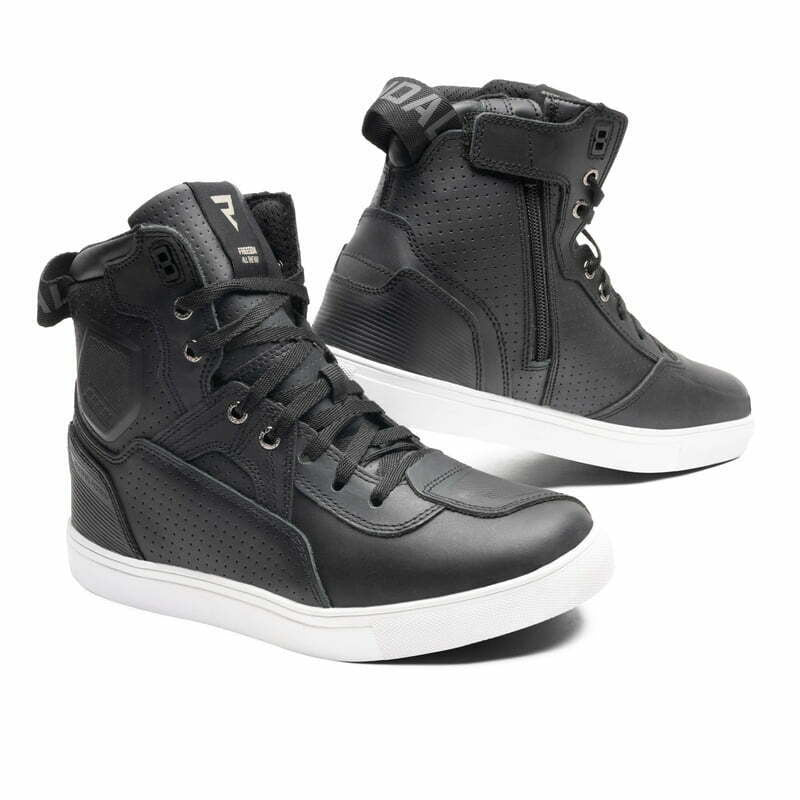 Rebelhorn Unisexe MC Chaussures Vandal Black / White