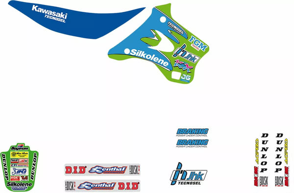 Kit graphique tecnosel team kawa 97 24v01