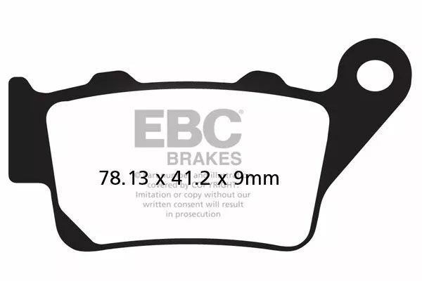 EBC Frein Pad Vee Semintrd FA213V