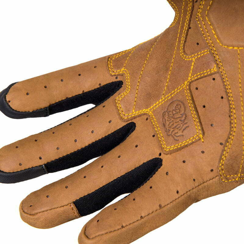 Broger MC Gloves Florida Cognac