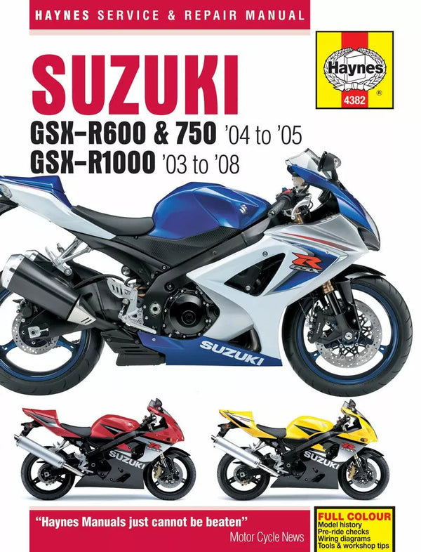 Haynes Suzuki GSX-R6 / 750 (04-05) R 4382