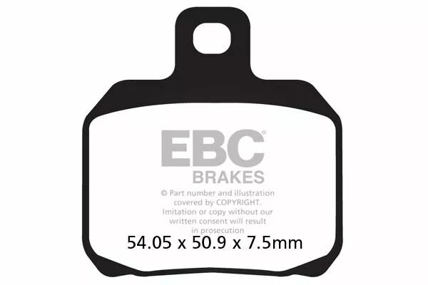 EBC Frein Pad Carbon Scooter SFAC266