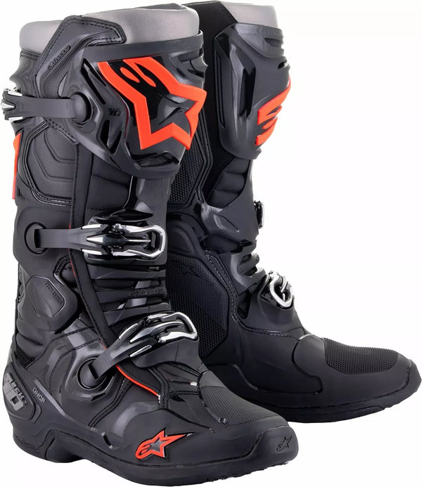 Alpinestars (MX) Boot Tech 10 Black / Red FL 7 2010010-1030-7