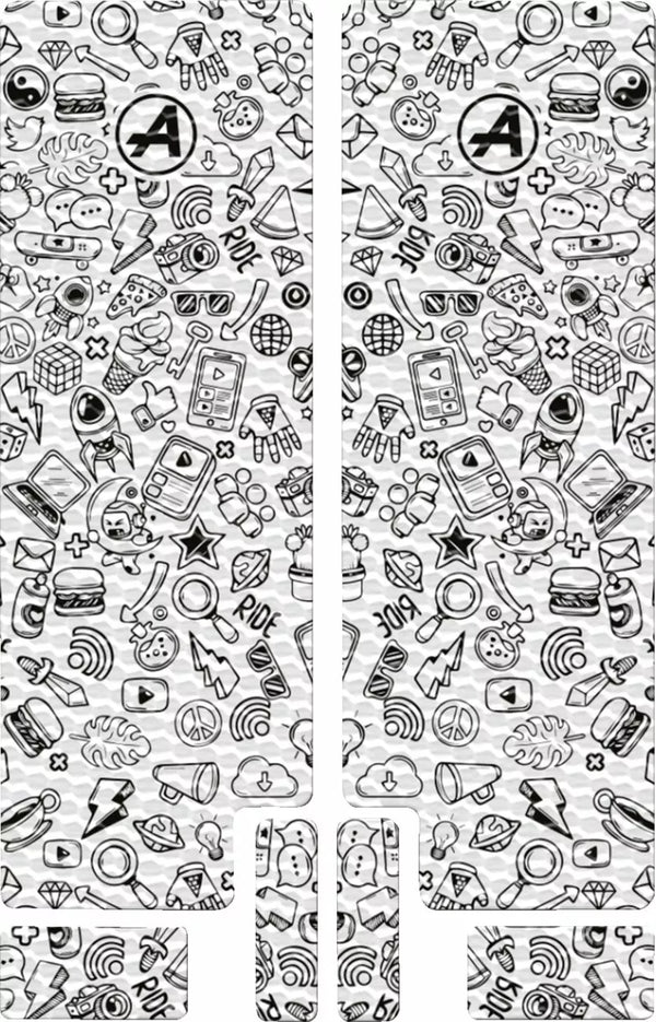 ALGIS Fork Decal Textured BK Icon BK.T06.005