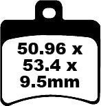 EBC Frein Pad Sfa Org Scooter SFA298