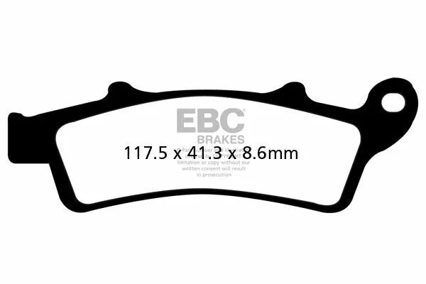 EBC Frein Pad Carbon Scooter SFAC324