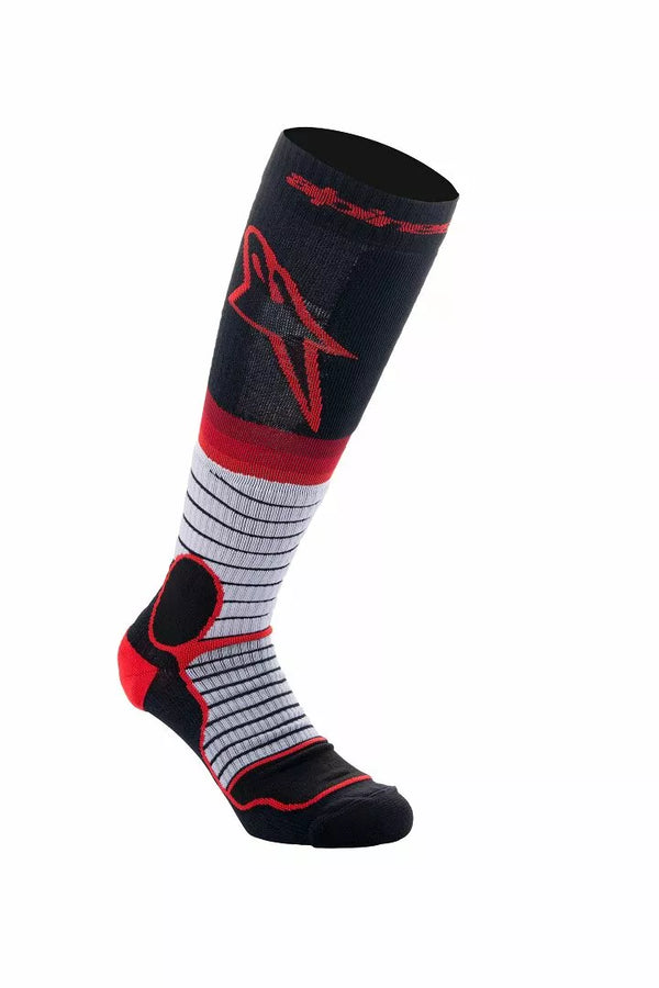 Alpinestars (MX) Sock Mx Pro Blk / Gy / Red S 4701524-1215-S