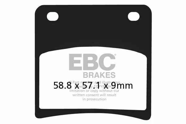 EBC Frein Pad Vee Semintrd FA146V