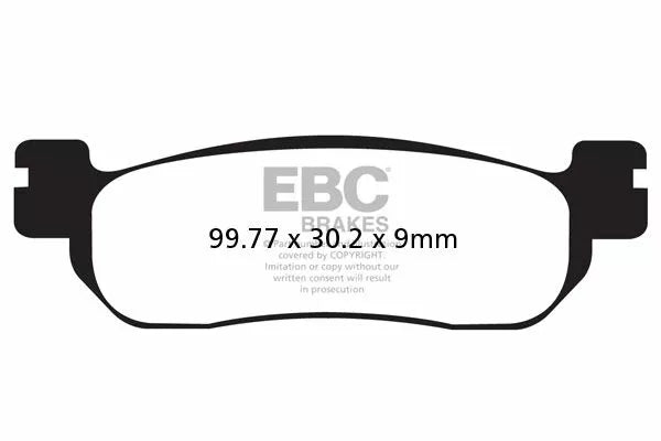 EBC Frein Pad Carbon Scooter SFAC275