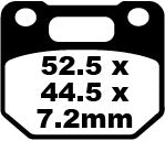 EBC Freed Pad FA a l'air de FA110 organique
