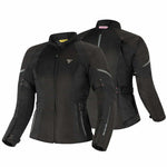 Shima lady textile mc veste jet noir