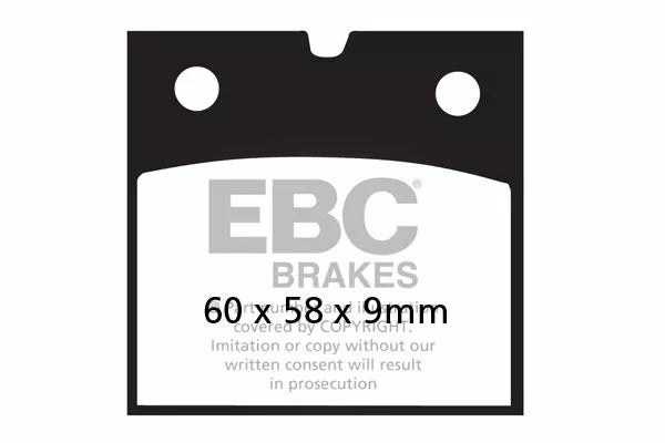 EBC Frein Pad Vee Semintrd FA077V