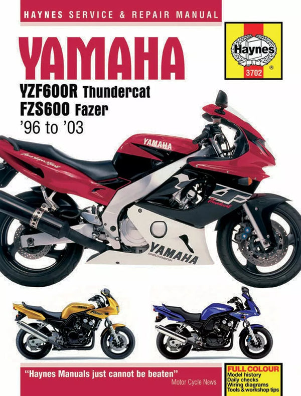 HAYNES MANUEL YZF600R 3702